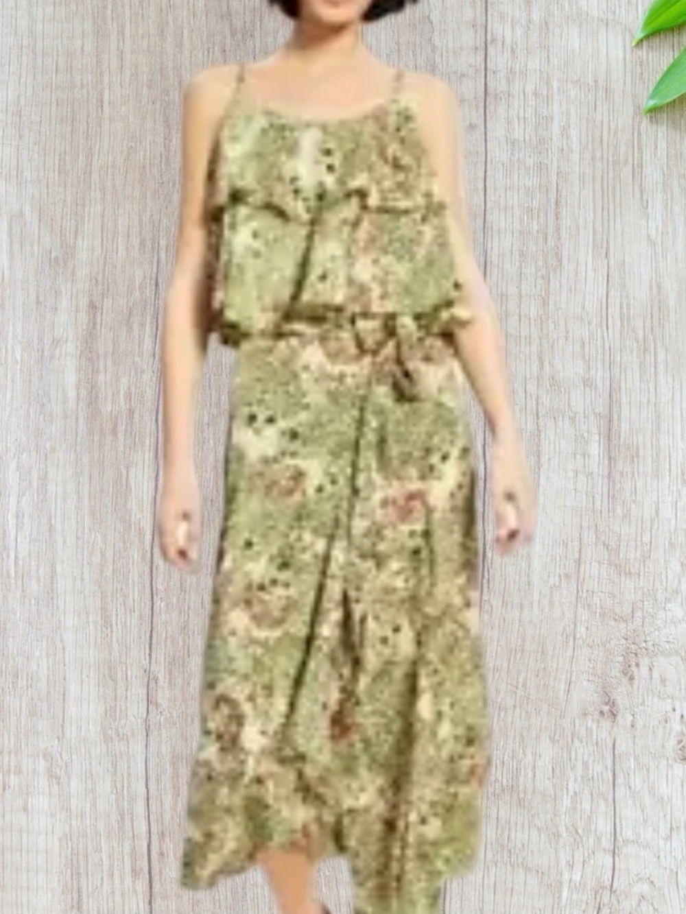 RAGA Green and Pink Printed Wrap Skirt NWT Size M ๐๐ฅ๐๐ - Picture 6 of 7